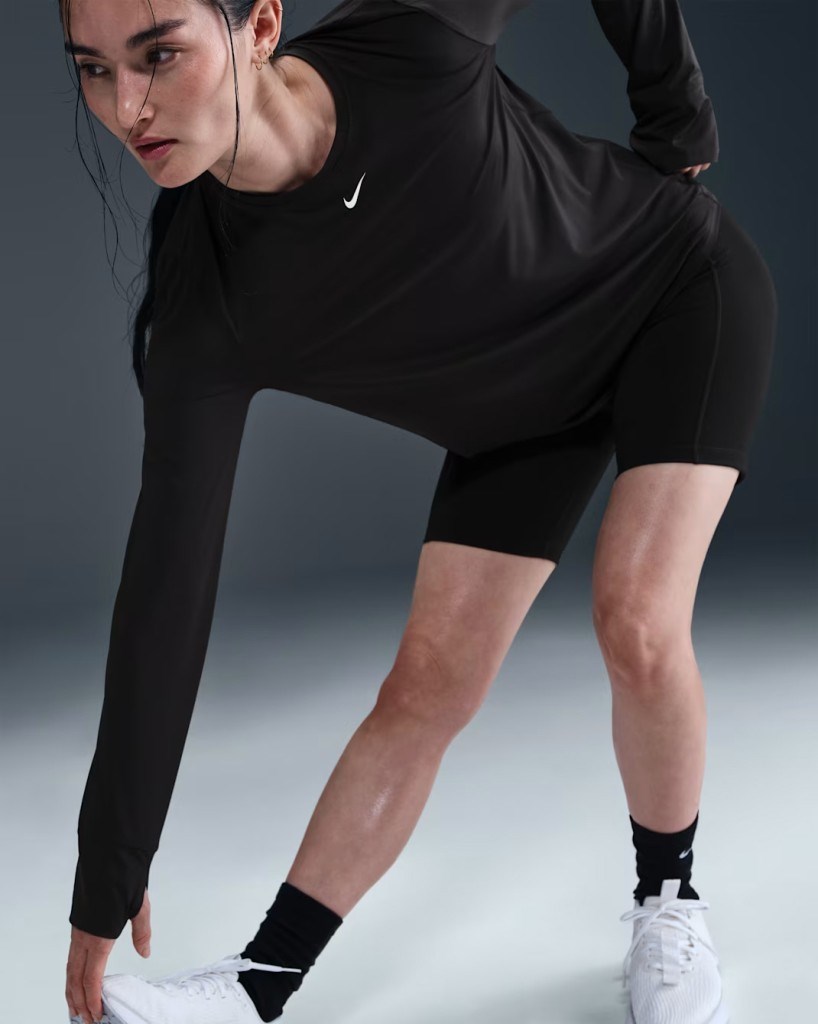 Nike One Classic IB9403-010 Kadın Dri-FIT Uzun Kollu Üst