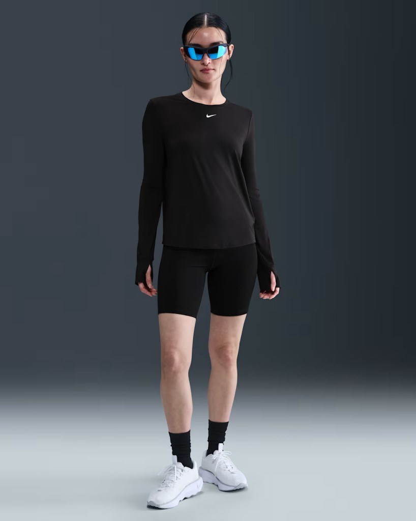 Nike One Classic IB9403-010 Kadın Dri-FIT Uzun Kollu Üst