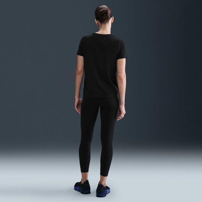 Nike One Classic IB9408-010 Dri-FIT Kısa Kollu Kadın Tişört - Siyah