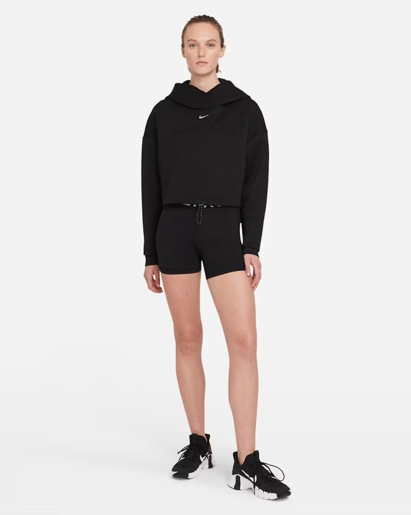 Nike Pro 365 CZ9831-010 Kadın 13cm Kısa Tayt - Siyah