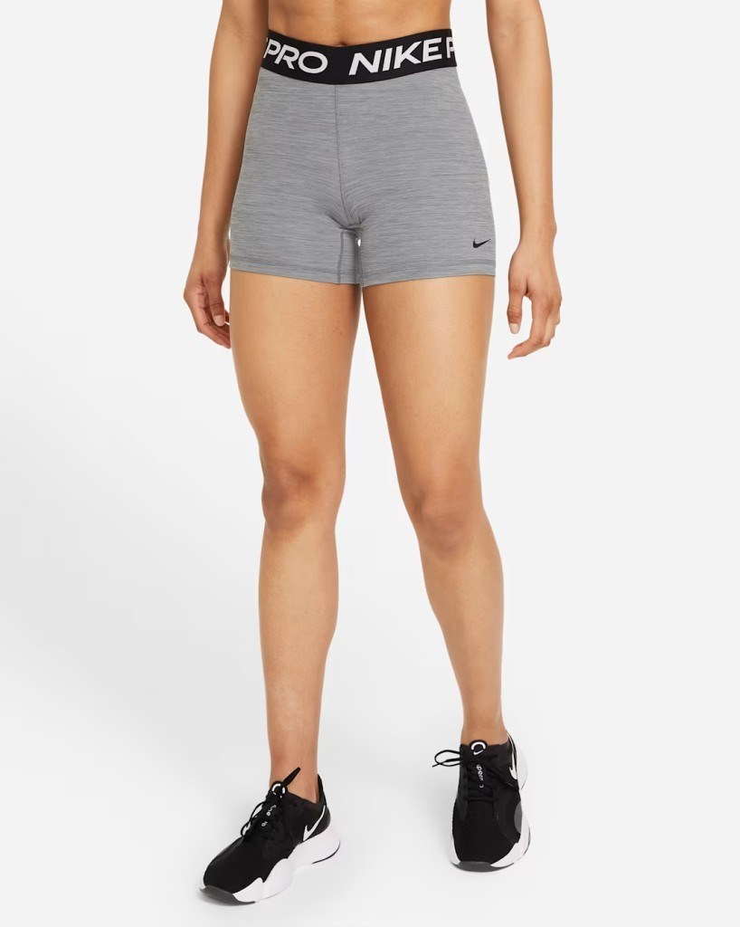 Nike Pro 365 CZ9831-084 Kadın 13cm Kısa Tayt - Smoke Grey