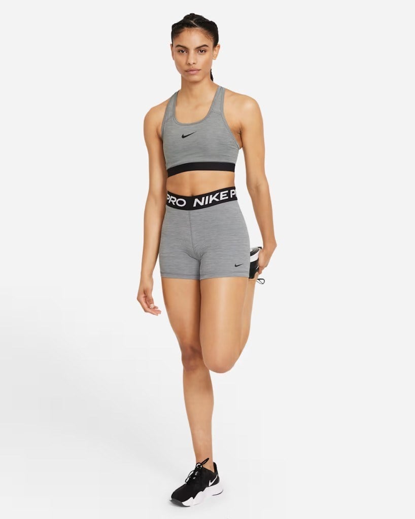 Nike Pro 365 CZ9831-084 Kadın 13cm Kısa Tayt - Smoke Grey