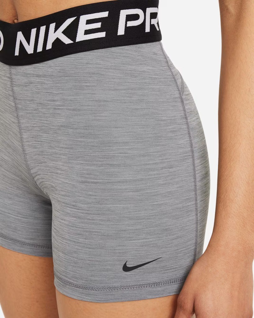 Nike Pro 365 CZ9831-084 Kadın 13cm Kısa Tayt - Smoke Grey