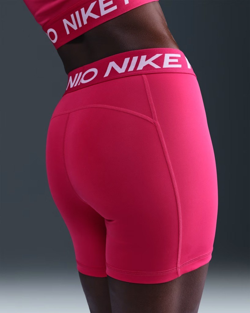 Nike Pro 365 CZ9831-666 Kadın 13cm Kısa Tayt - Rush Pink