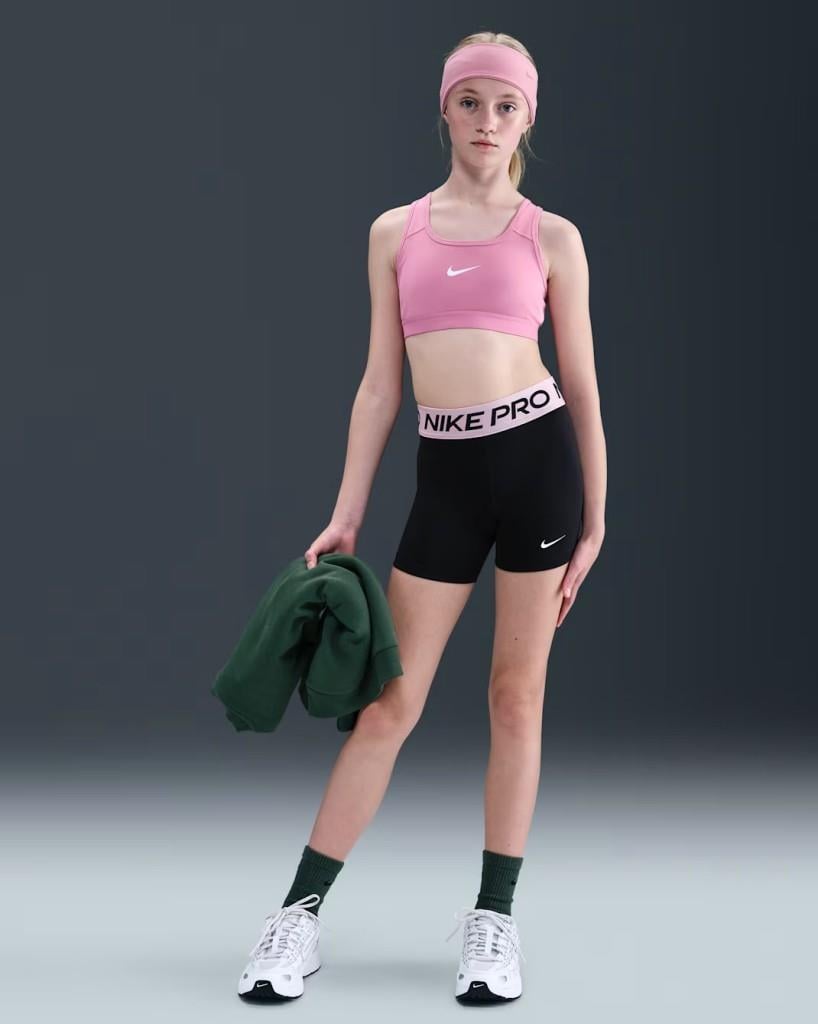 Nike Pro DA1033-018 Kız Çocuk Kısa Tayt - Siyah