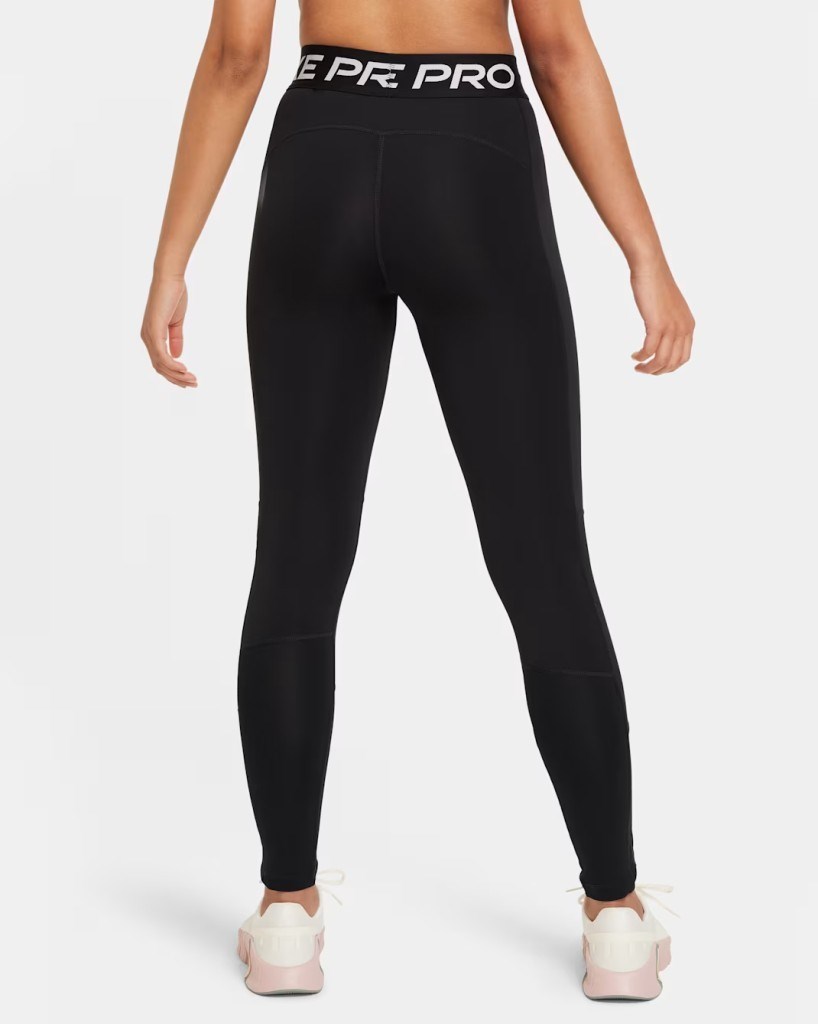 Nike Pro Dri-FIT DA1028-010 Büyük Kız Çocuk Taytı - Siyah
