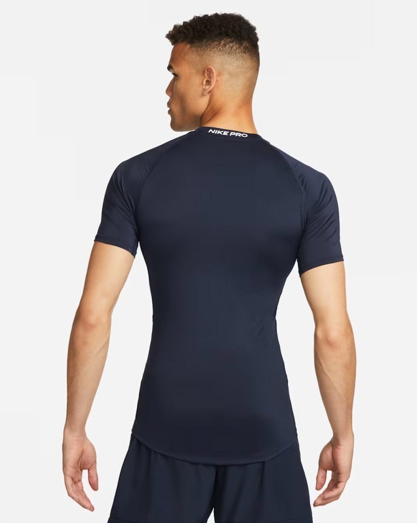 Nike Pro Dri-FIT Erkek Tişört - Lacivert FB7932-010