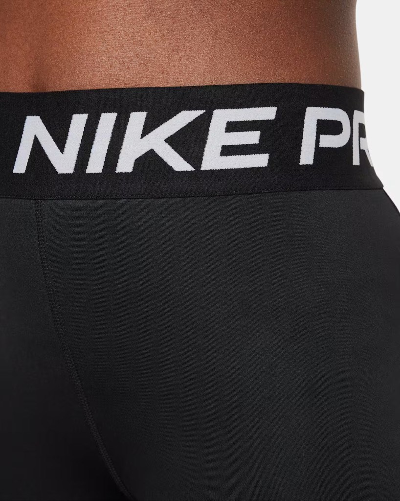 Nike Pro Dri-Fit Kız Çocuk Kısa Tayt - Siyah DA1033-010