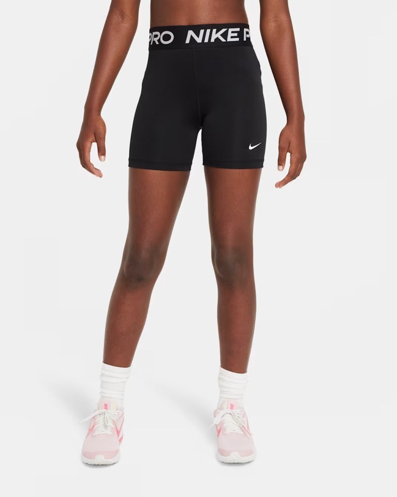 Nike Pro Dri-Fit Kız Çocuk Kısa Tayt - Siyah DA1033-010
