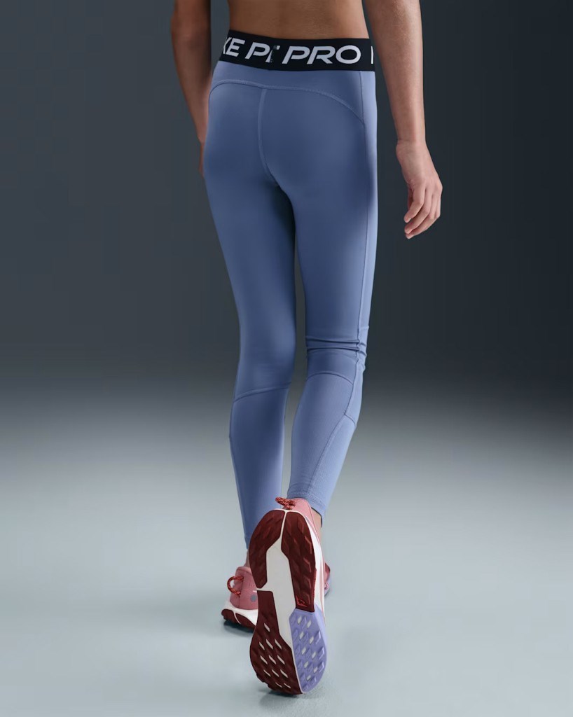 Nike Pro Dri-FIT Kız Çocuk Tayt - Indigo DA1028-499