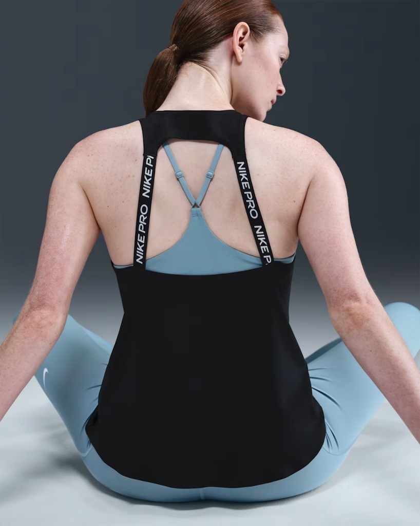 Nike Pro IB9900-010 Dri-FIT Racerback Atlet - Siyah