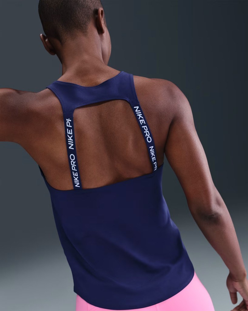 Nike Pro IB9900-410 Dri-FIT Racerback Atlet - Lacivert