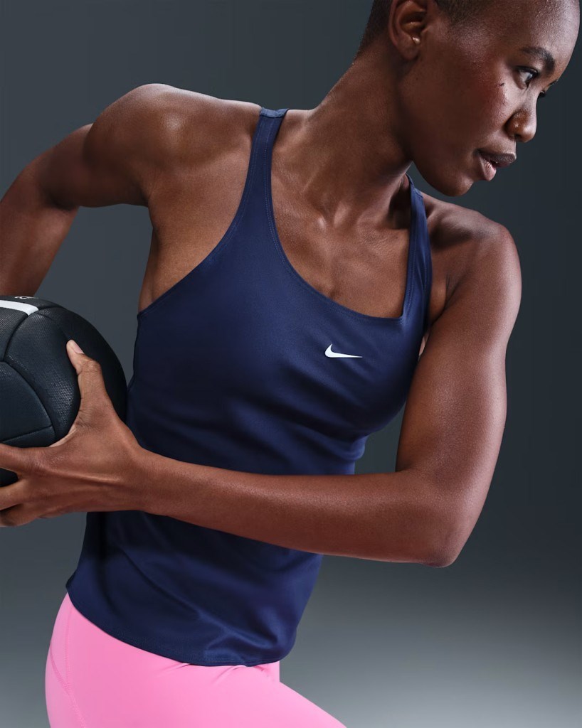 Nike Pro IB9900-410 Dri-FIT Racerback Atlet - Lacivert