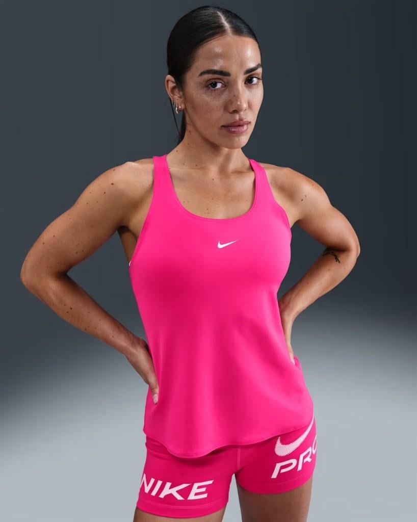 Nike Pro IB9900-666 Dri-FIT Racerback Atlet - Pembe