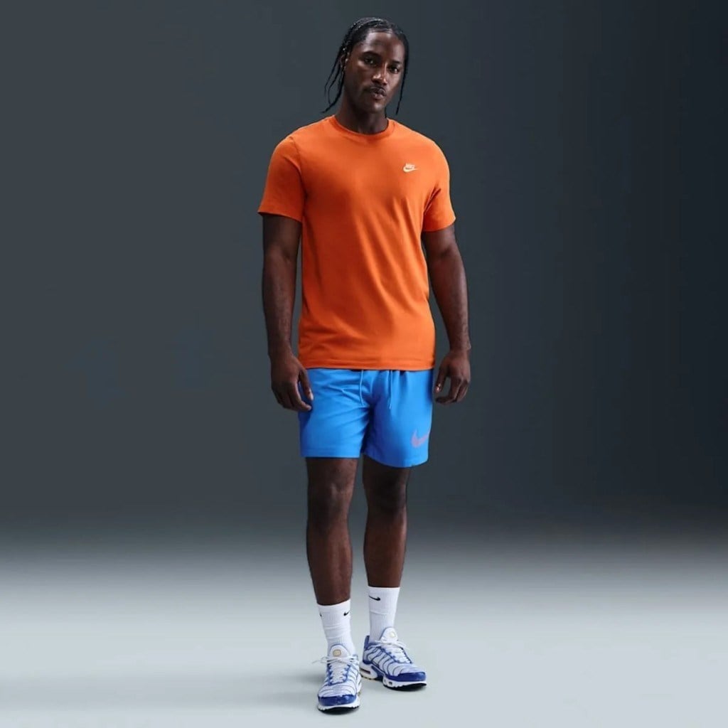 Nike Sportswear AR4997-893 Club Erkek Tişörtü - Turuncu