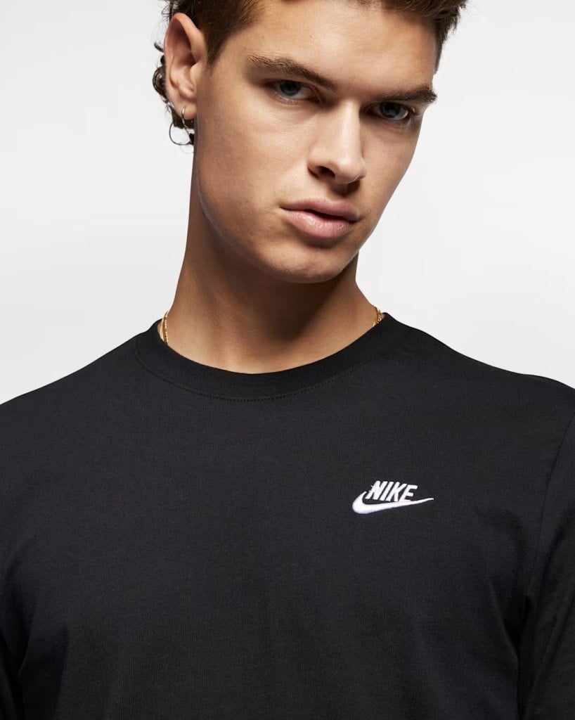 Nike Sportswear Club AR5193-010 Erkek Uzun Kollu Tişörtü - Siyah