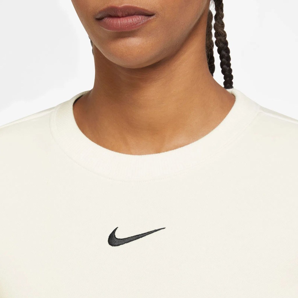 Nike Sportswear Phoenix Fleece DQ5751-133 Kadın Sweatshirt - Krem