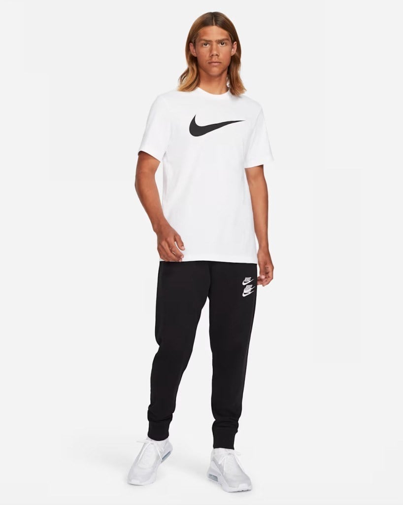 Nike Sportswear Swoosh DC5094-100 Erkek Tişörtü - Beyaz
