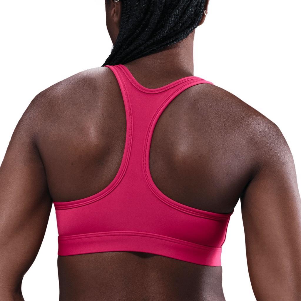 Nike Swoosh DX6817-666 Hafif Destekli Dolgusuz Kadın Spor Sütyeni - Rush Pink