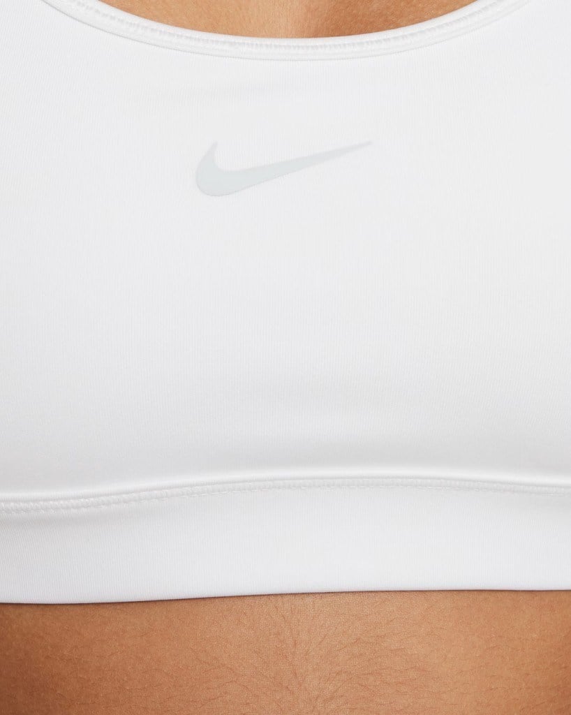 Nike Swoosh Kızlar Spor Sütyeni - Beyaz