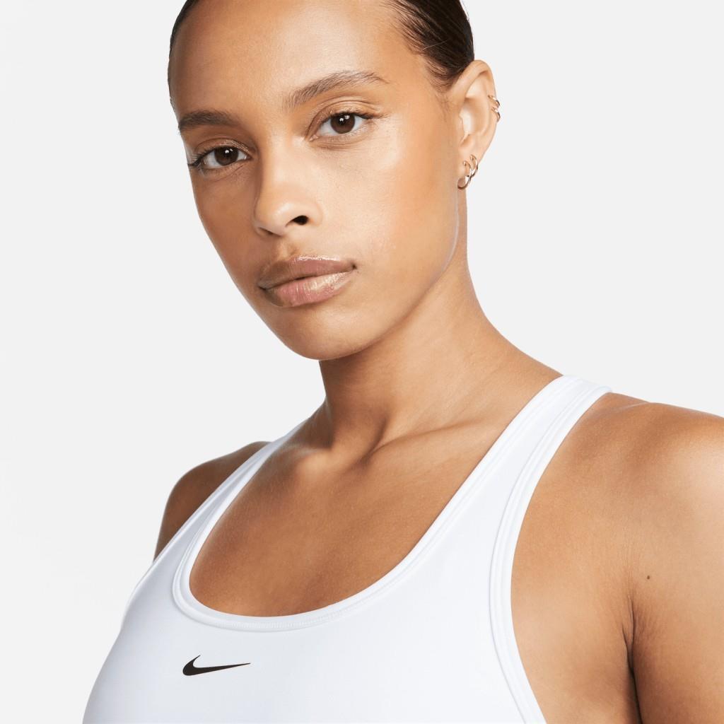 Nike Swoosh Light Support Dolgusuz Kadın Beyaz Spor Sütyeni DX6817-100