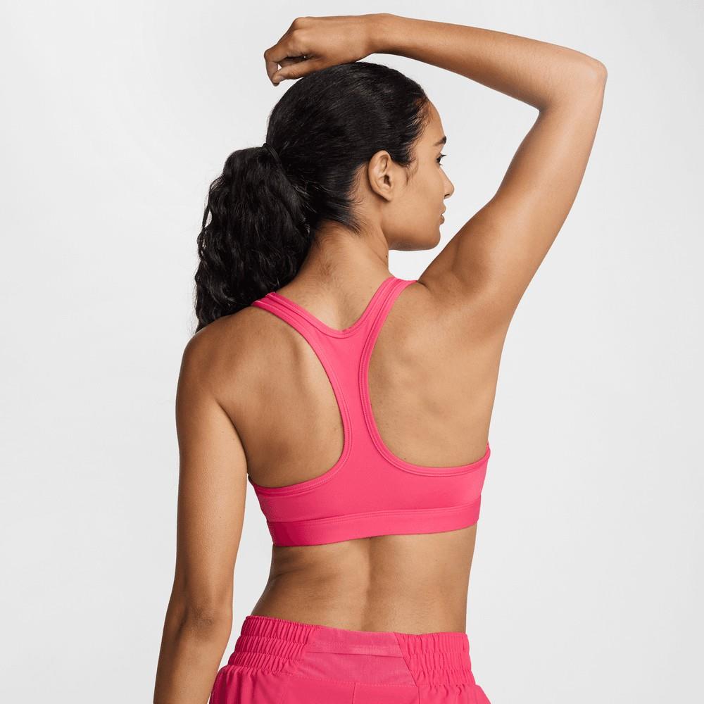 Nike Swoosh Light Support Dolgusuz Kadın Pembe Spor Sütyeni DX6817-629