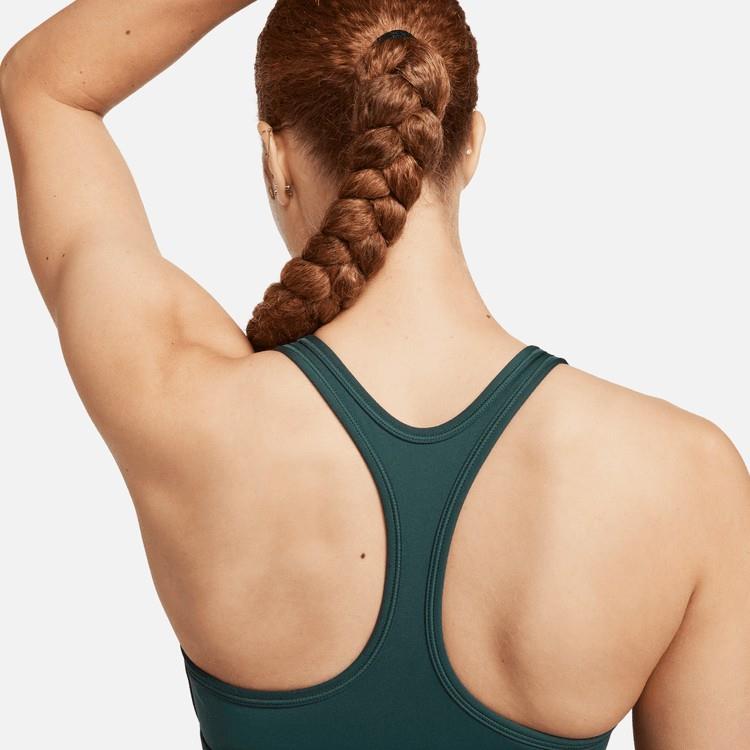 Nike Swoosh Light Support Dolgusuz Kadın Yeşil Spor Sütyeni DX6817-328