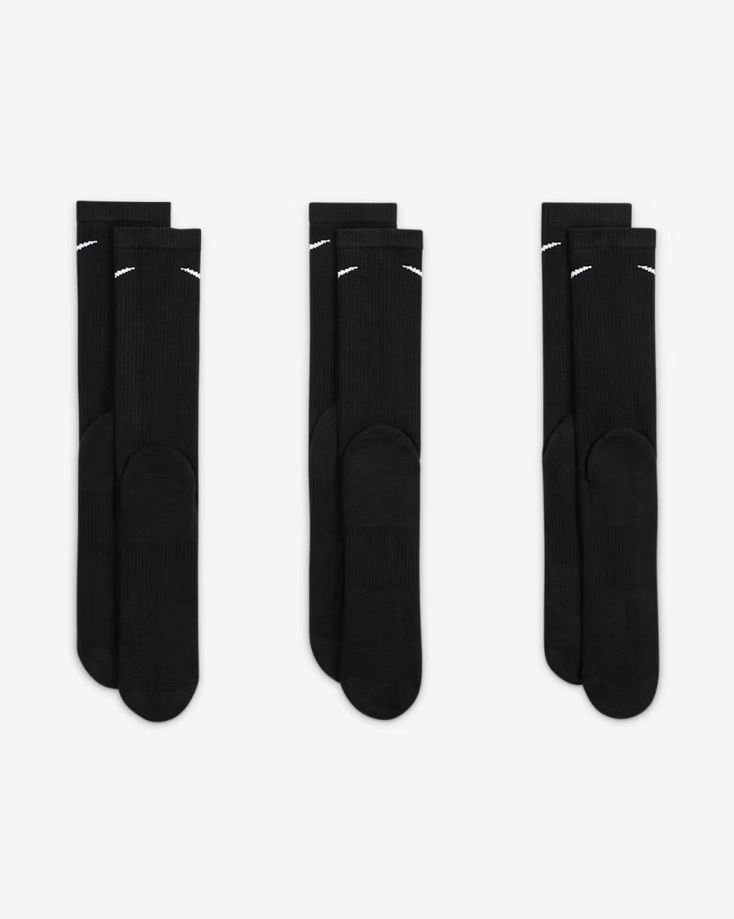 Nike SX6888-010 Everyday Plus Destekli Antrenman Crew Çorapları (3 Çift)