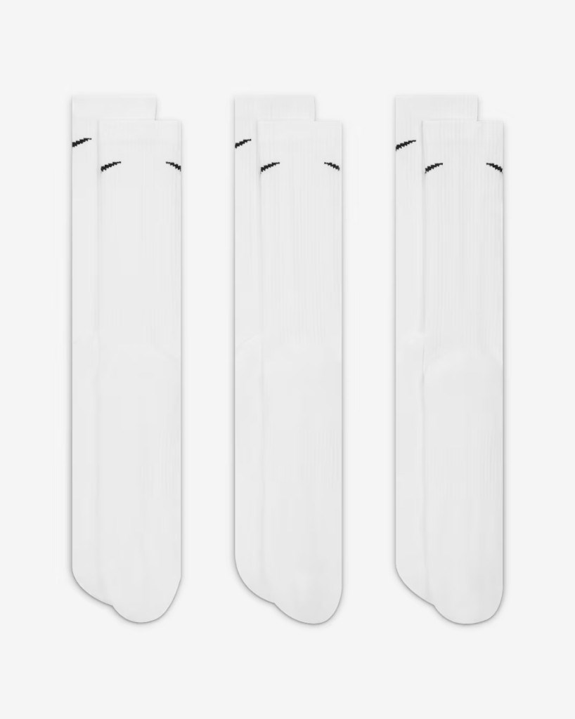 Nike SX6888-100 Everyday Plus Destekli Antrenman Crew Çorapları (3 Çift)