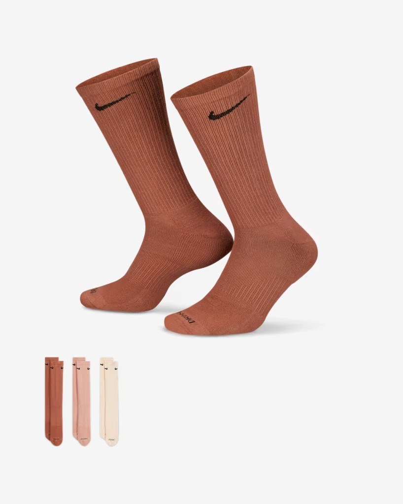 Nike SX6888-914 Everyday Plus Destekli Antrenman Crew Çorapları (3 Çift)