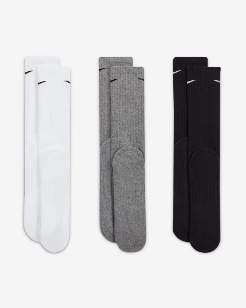 Nike SX6888-964 Everyday Plus Destekli Antrenman Crew Çorapları (3 Çift)