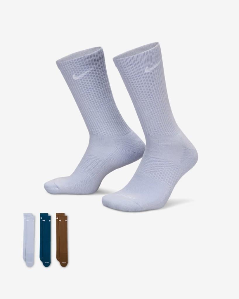 Nike SX6888-970 Everyday Plus Destekli Antrenman Crew Çorapları (3 Çift