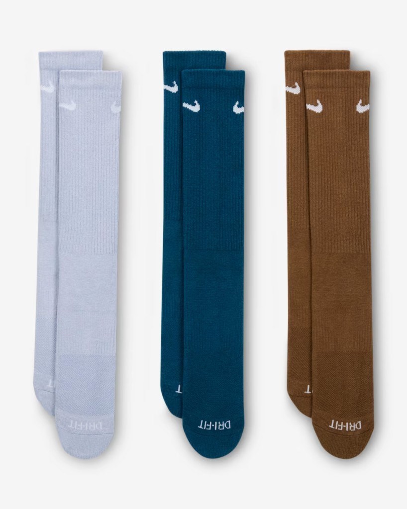 Nike SX6888-970 Everyday Plus Destekli Antrenman Crew Çorapları (3 Çift
