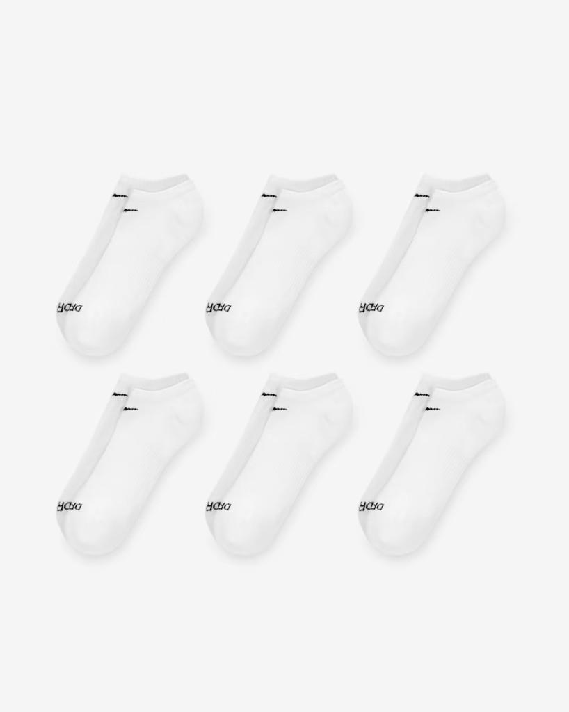 Nike SX6898-100 Everyday Plus Destekli No-Show Antrenman Çorapları (6 Çift)