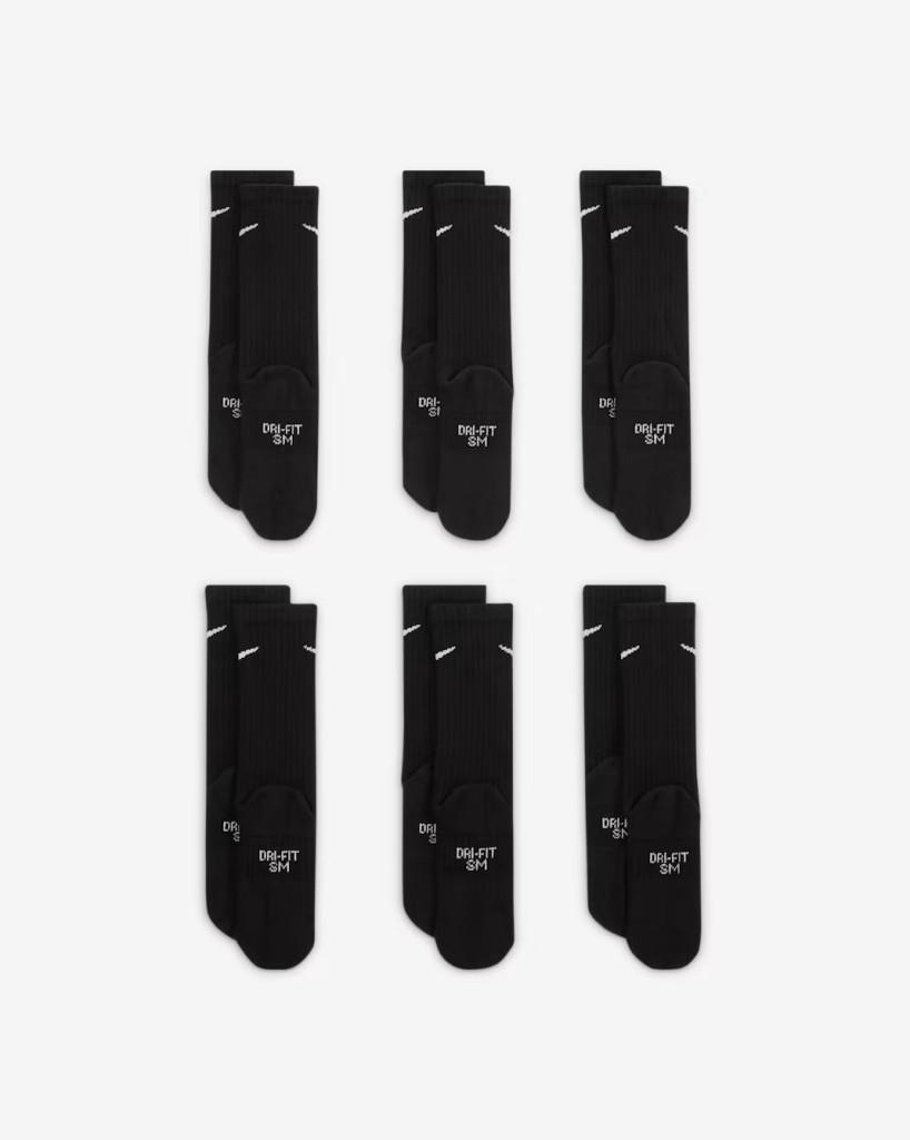 Nike SX6910-010 Everyday Destekli Crew Çocuk Çorapları (6 Çift)