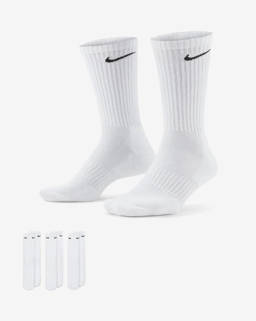 Nike SX7664-100 Everyday Cushioned Crew Antrenman Çorapları (3 Çift)