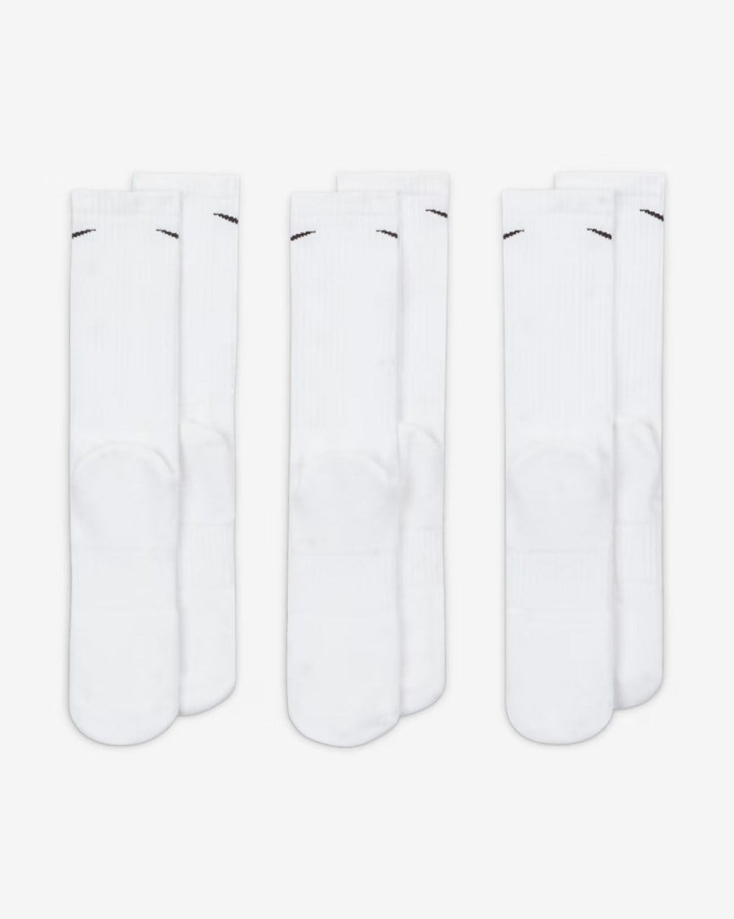 Nike SX7664-100 Everyday Cushioned Crew Antrenman Çorapları (3 Çift)