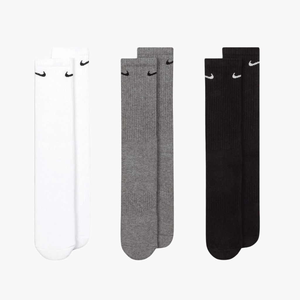Nike SX7664-964 Everyday Cushioned Crew Antrenman Çorapları (3 Çift)