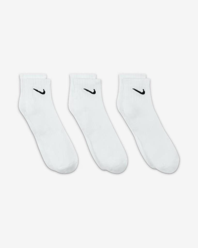 Nike SX7667-100 Everyday Cushioned Low Antrenman Çorapları (3 Çift)