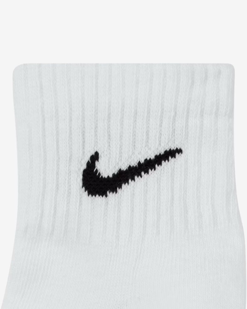 Nike SX7667-100 Everyday Cushioned Low Antrenman Çorapları (3 Çift)