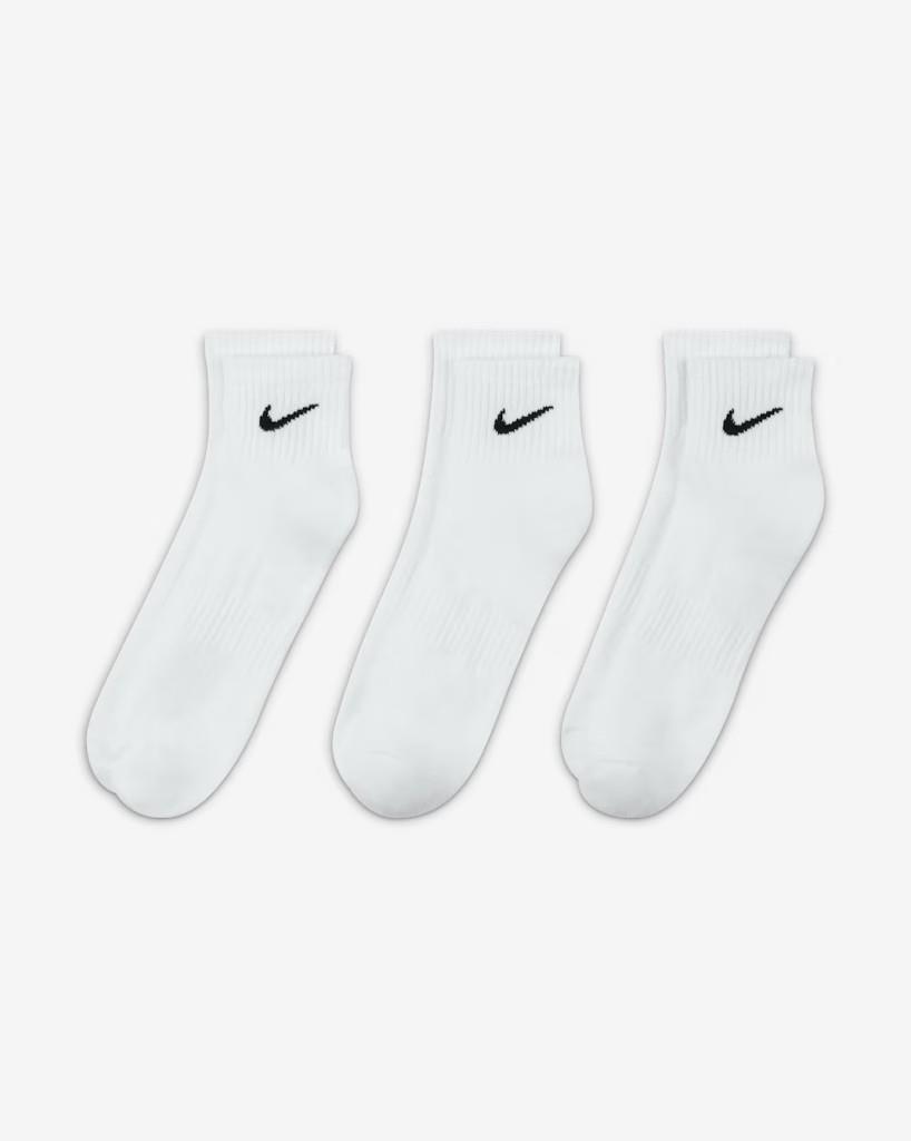Nike SX7667-100 Everyday Cushioned Low Antrenman Çorapları (3 Çift)