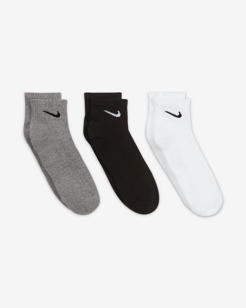 Nike SX7667-964 Everyday Cushioned Bilek Antrenman Çorapları (3 Çift)