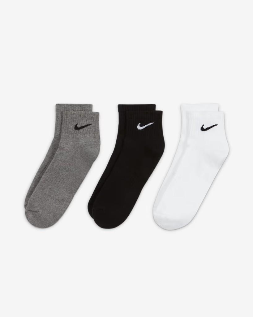 Nike SX7667-964 Everyday Cushioned Bilek Antrenman Çorapları (3 Çift)