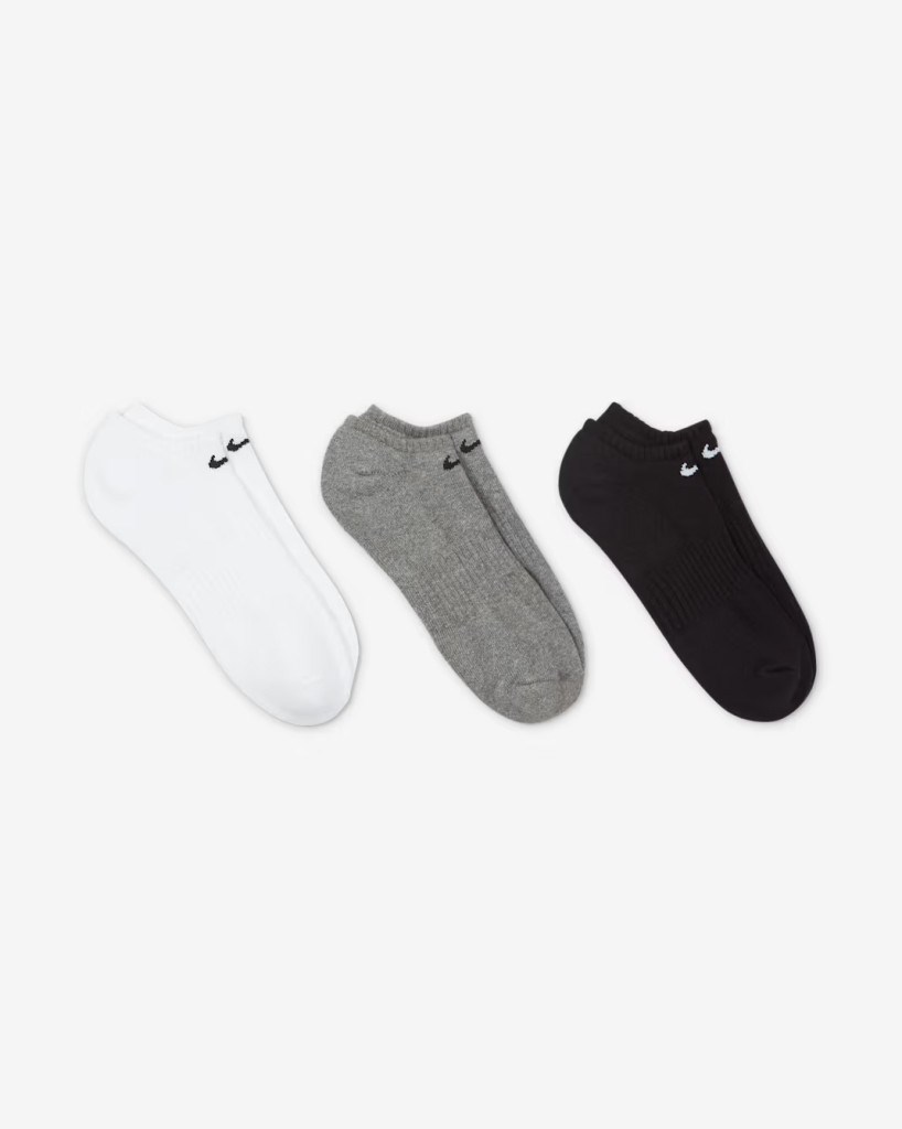 Nike SX7673-964 Everyday Cushioned No-Show Antrenman Çorapları (3 Çift)