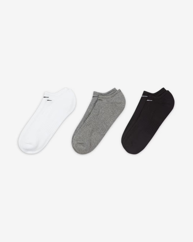 Nike SX7673-964 Everyday Cushioned No-Show Antrenman Çorapları (3 Çift)