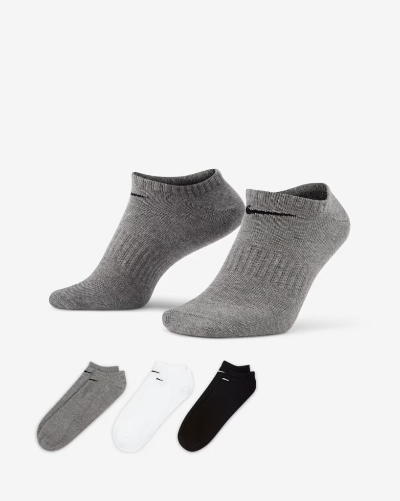 Nike SX7678-964 Everyday Lightweight No-Show Antrenman Çorapları (3 Çift)