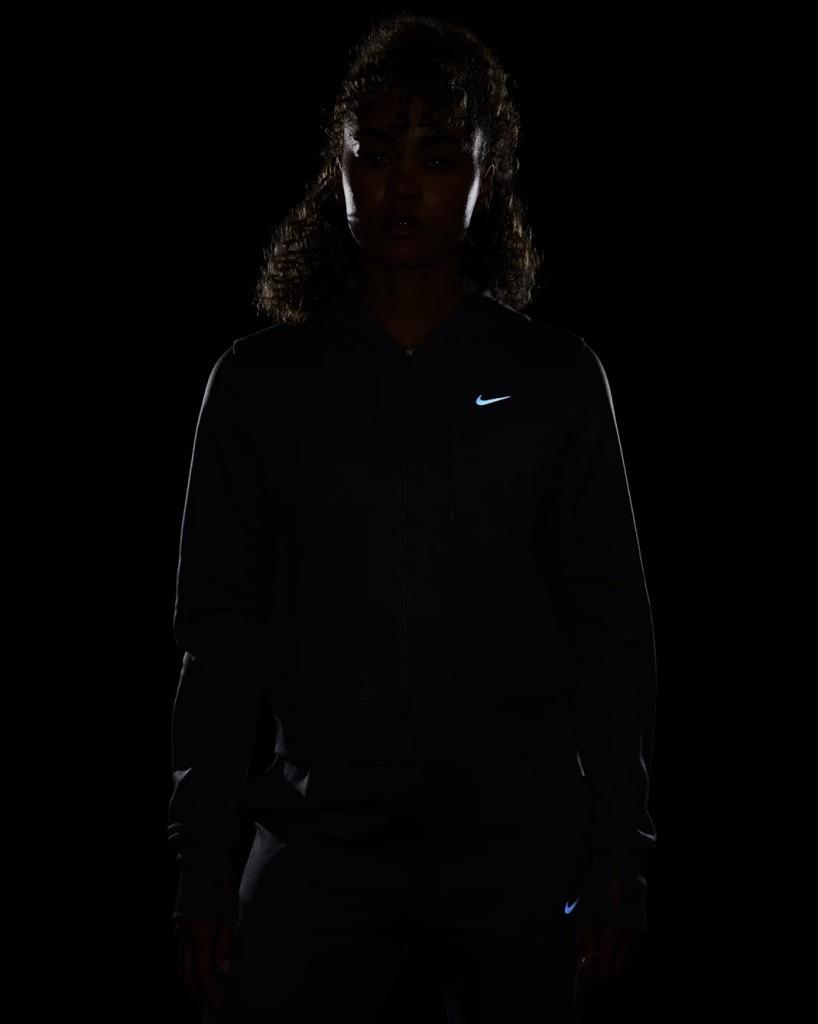 Nike Therma-FIT One FB5216-091 Tam Boy Fermuarlı Kadın Kapüşonlu Üst - Carbon Heather