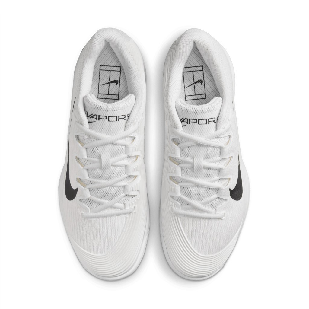 Nike Vapor 12 Sert Kort Kadın Beyaz Tenis Ayakkabısı FV5554-100