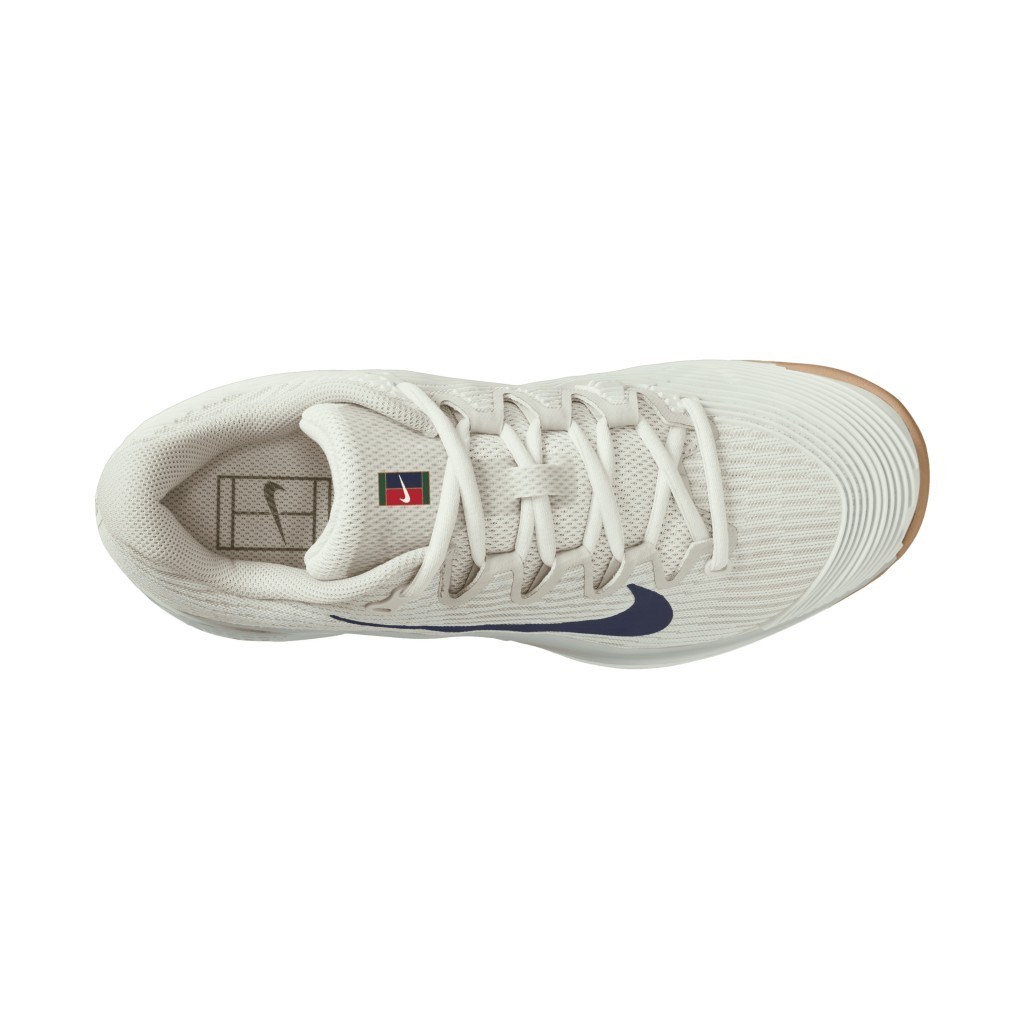 Nike Vapor 12 Sert Kort Kadın Krem Tenis Ayakkabısı FV5554-101