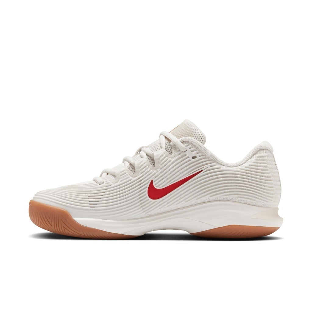 Nike Vapor 12 Sert Kort Kadın Krem Tenis Ayakkabısı FV5554-101